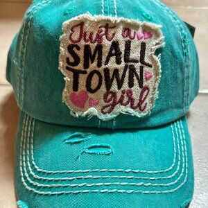 KBETHOS Turquoise Just a Small Town Girl Adjustable Baseball cap